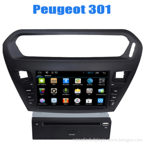 OEM GPS Navigation Peugeot 308 S Car Multimedia Players Quad Core Android System